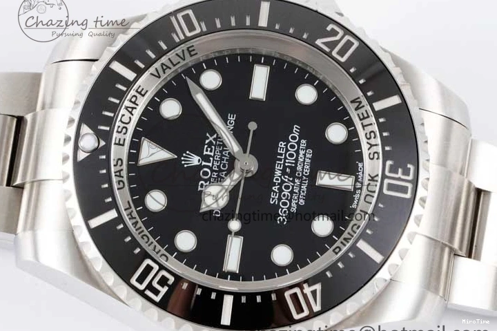 MiroTime 0306 ComfortFit Sea-Dweller 126660 No Date APF Best Edition Black Dial on SS Bracelet VR 2031